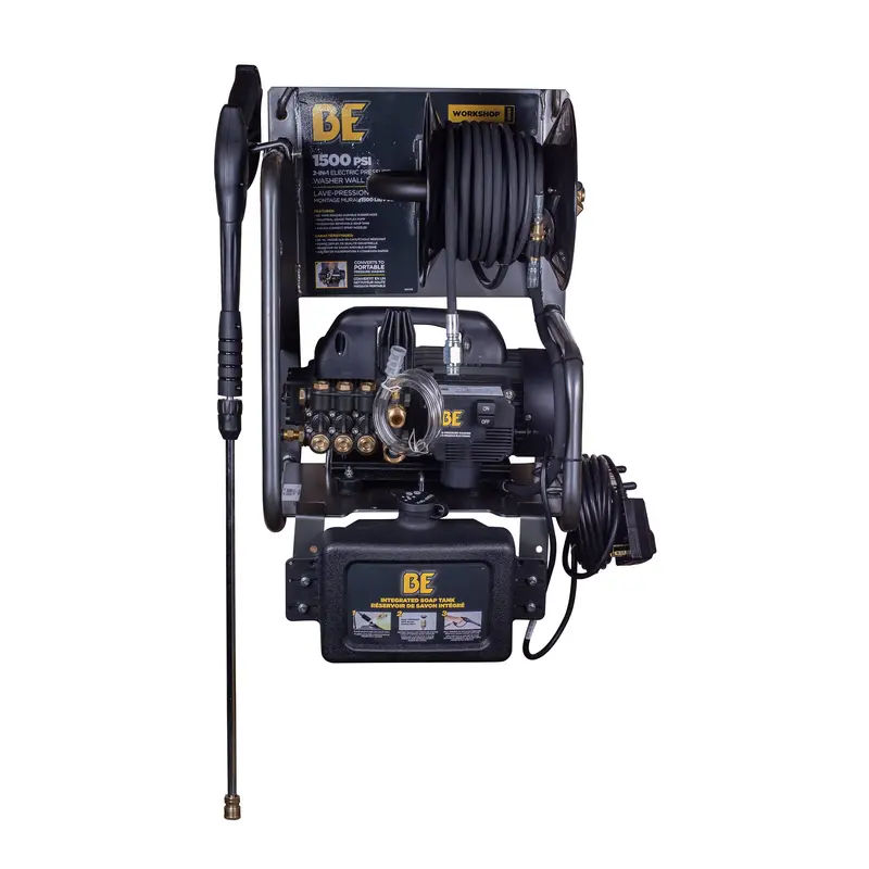 1,500 PSI - 1.6 GPM Electric Pressure Washer - BE Power Equipment