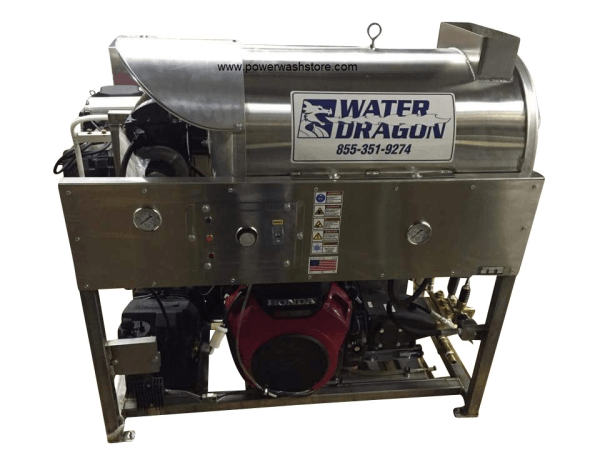Water Dragon Hot Water Skid 10.0@3000 Gas Engine Softwash machine