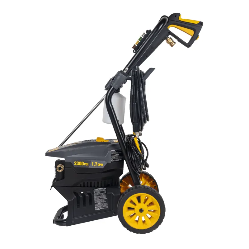 2,300 PSI - 1.7 GPM Electric Pressure Washer Left Side