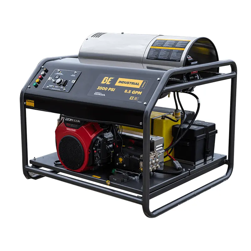 3,500 PSI - 8.5 GPM Hot Water Pressure Washer - BE Power Equipment