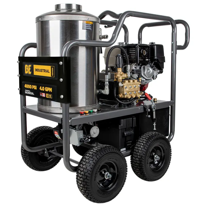 4,000 PSI - 4.0 GPM Hot Water Pressure Washer - BE Power Equipment