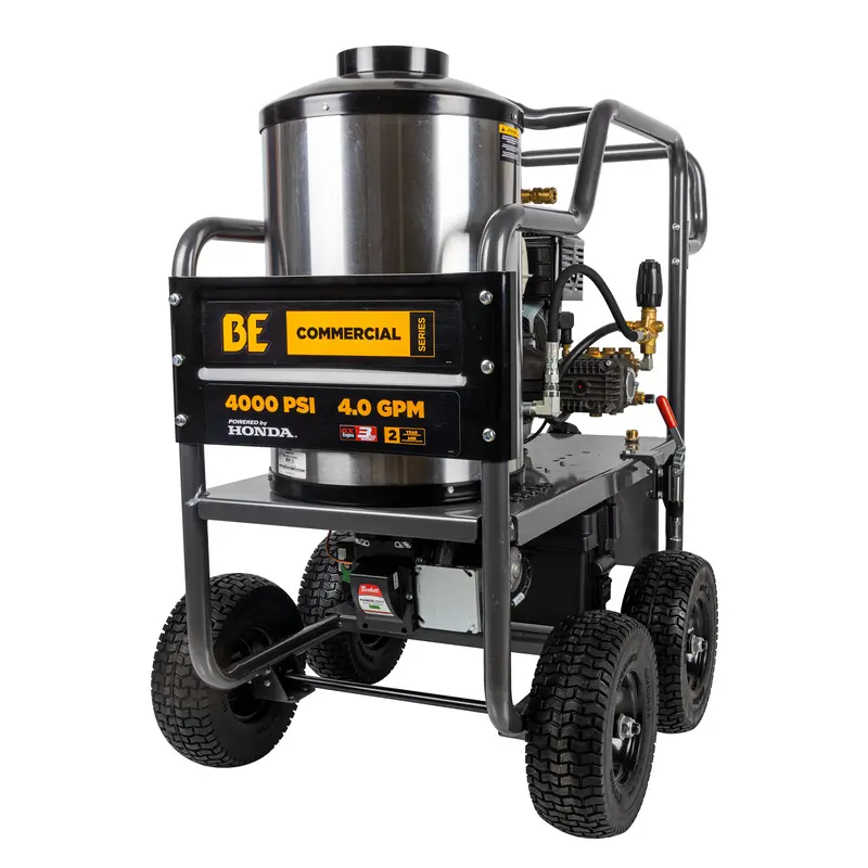 4,000 PSI - 4.0 GPM Hot Water Pressure Washer - BE Power Equipment