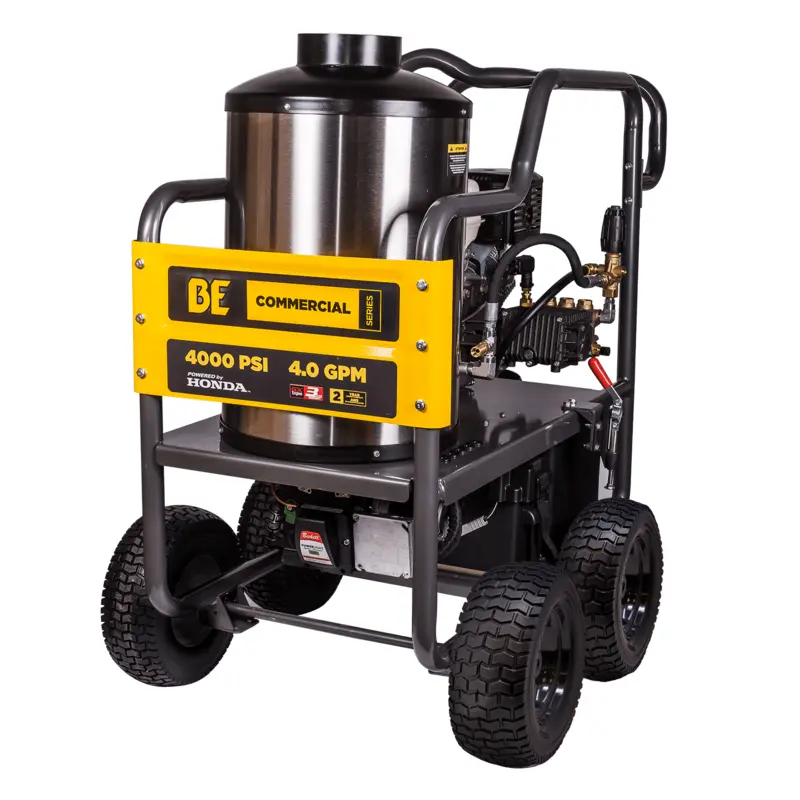 4,000 PSI - 4.0 GPM Hot Water Pressure Washer - BE Power Equipment