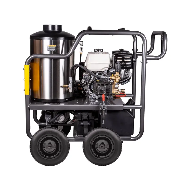 4,000 PSI - 4.0 GPM Hot Water Pressure Washer Side View