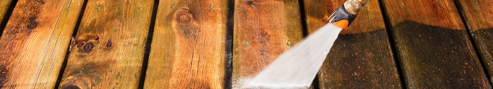Chemicals for cleaning wood decks, fences, & other wood surfaces>