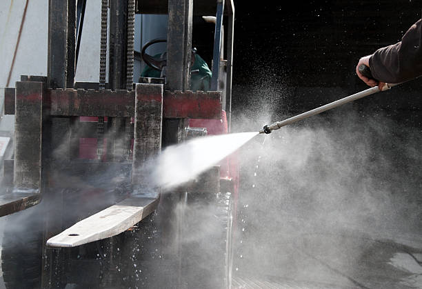 Commercial Equipment Cleaning with Pressure Washers