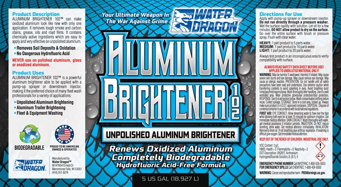 Aluminum Brightener 102: Gallon Power Wash Store