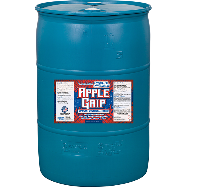 Apple Grip - 1 Gallon | Pressure Washer Scent Mask | Soft Wash
