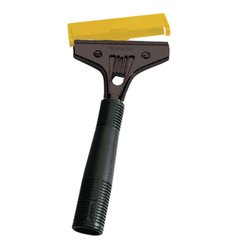 Ettore Heavy Duty Super Scraper Complete 4" for Cleaning Glass