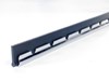 Moerman Stainless Steel Channel With Rubber 10" Back
