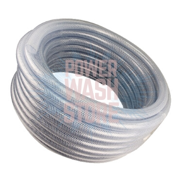 Poly braided chemical tubing