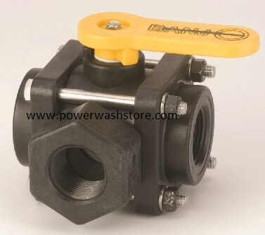 Banjo 3-Way Side Load Poly Ball Valves w/Straight Handle Banjo 3-Way Side Load Poly Ball Valves w/Straight Handle