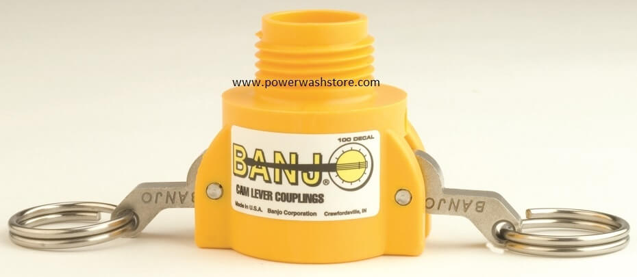 Banjo Polypropylene Coupler - Garden Hose Male Thread