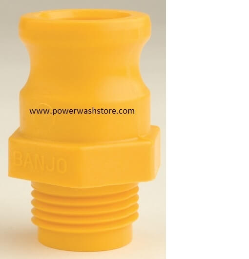 Banjo Polypropylene Male Adaptor- Garden Hose Male Thread