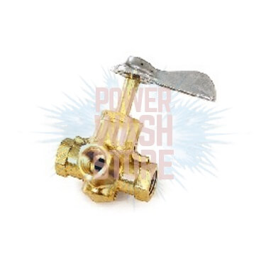 Flow Selector Valve 1/4"FPT 3-Way #3075