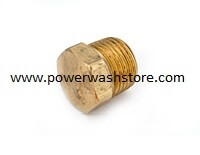 Hex Socket Head Plug - Brass