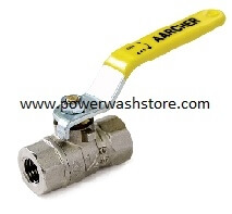 Nickel-Plated Brass Ball Valve 3/8" #3016 Nickel-Plated Brass Ball Valve 3/8" #3016