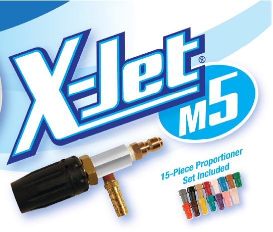 X-JET M5 DELUXE VARIABLE NOZZLE #13 KIT 3000 TO 4000 PSI 4-6 GPM PRESSURE WASHER