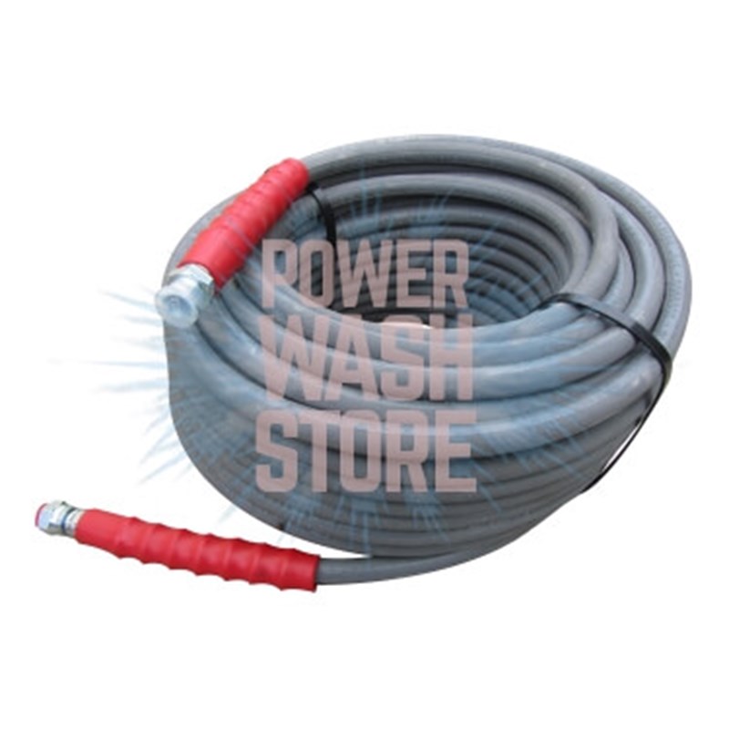 Gray 6000psi Hose - Two Wire Dragon Flex Power Wash Store 100' Heavy-Duty  Pressure Wash Hose 3/8 Dragon Flex Power Washer Accessories