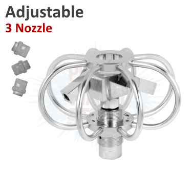 Mosmatic Adjustable 3 Nozzle Duct Cleaner