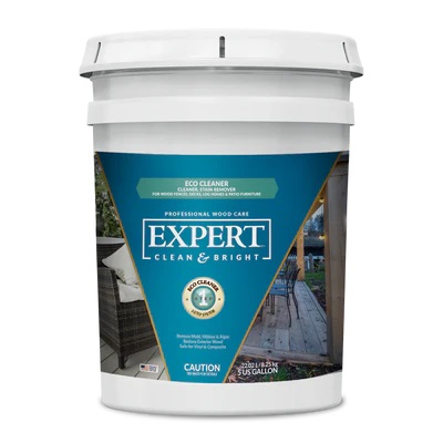 Expert Clean & Bright Eco Cleaner - 5 Gallons ECO CLEANER OXYGENATED WOOD BLEACH - 5 Gallon