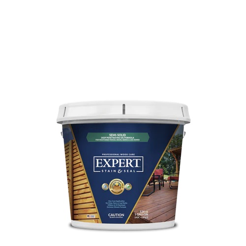 EXPERT Stain & Seal Semi-Solid Wood Stain & Sealer - 1 Gallon EXPERT Stain & Seal Semi-Solid Wood Stain & Sealer - 1 Gallon