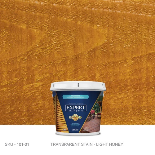 EXPERT Stain & Seal Transparent Wood Stain & Sealer - 1 Gallon - Honey EXPERT Stain & Seal Transparent Wood Stain & Sealer - 1 Gallon: Color Honey